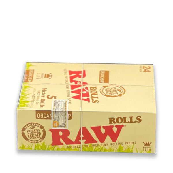RAW ORGANIC HEMP KS 5M ROLLS - Image 2