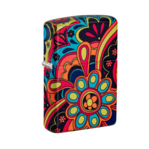 ZIPPO 49352 FLOWER POWER DESIGN LIGHTER