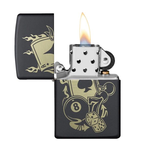 ZIPPO 218 GAMBLING DESIGN LIGHTER - Image 2