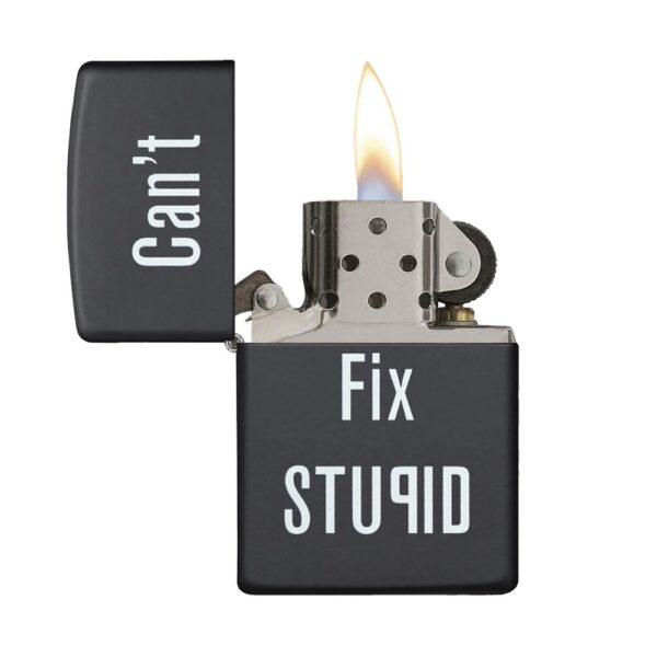 ZIPPO 218 CAN'T FIX STUPID DESIGN LIGHTER - Image 2
