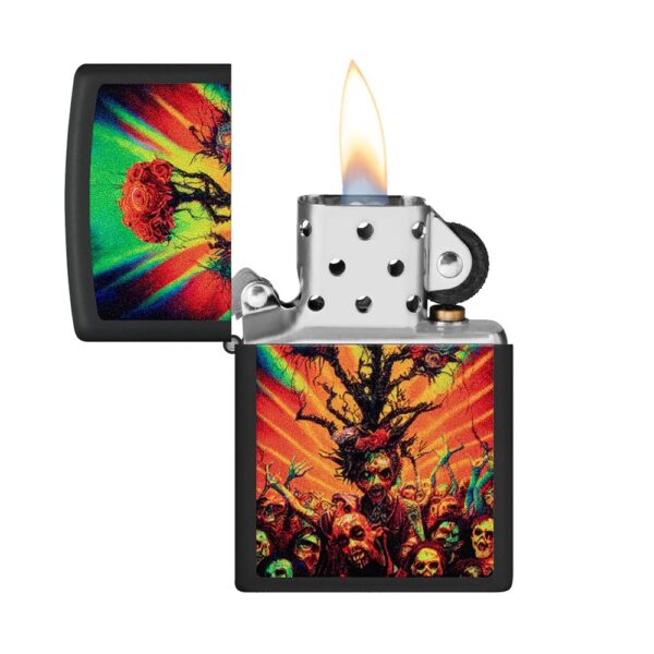 ZIPPO 218 ABSTRACT ZOMBIE DESIGN LIGHTER - Image 2