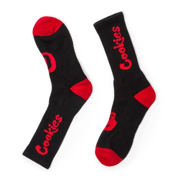 COOKIES ORIGINAL MINT COOKIES SOCKS - BLACK /RED