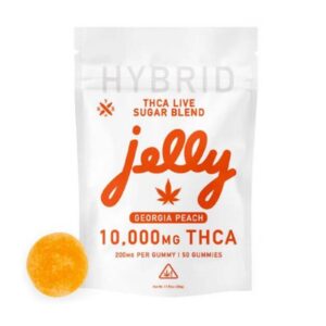 JELLY THCA 10000MG GUMMIES HYBRID – GEORGIA PEACH