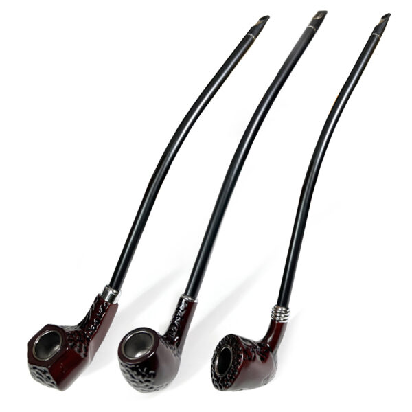 CLICKIT LONG WOODEN PIPE