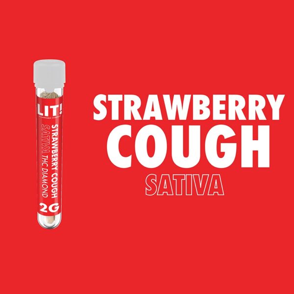 LIT! THC DIAMOND 2G PREROLLS SATIVA - STRAW COUGH - Image 2