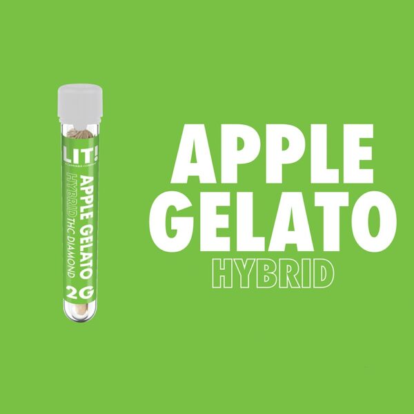 LIT! THC DIAMOND 2G PREROLLS HYBRID - APPLE GELATO - Image 2