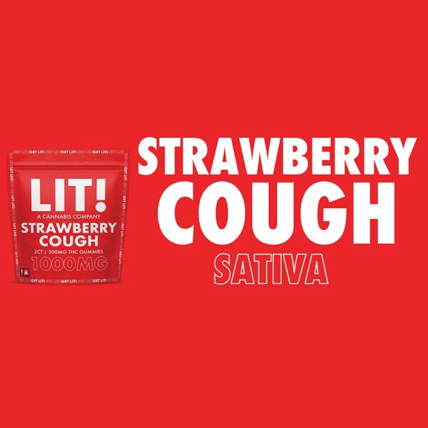 LIT! THC DIAMOND 500MG 2CTS GUMMIES - STRAW COUGH - Image 2
