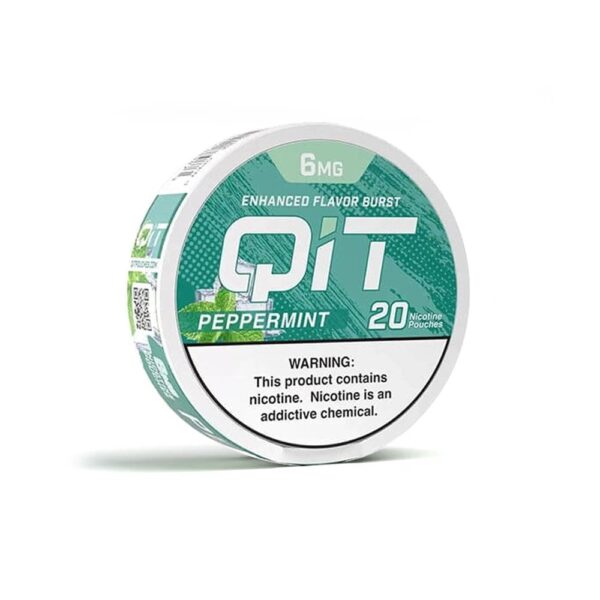QIT NICOTINE 6MG POUCHES - PEPPERMINT
