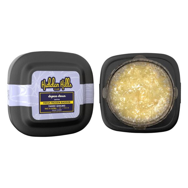 HIDDEN HILLS 3G THCA/ D9/B FRESH FROZEN BADDER - SUPER SOUR
