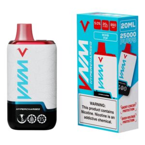 VNM HYPER CHARGED 5% NIC 25000PUFFS DISPOSABLE – BOMB POP