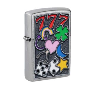 ZIPPO 207 ALL LUCK DESIGN LIGHTER
