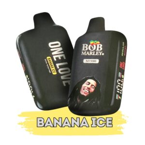 BOB MARLEY 0%NIC 15000 PUFFS DISPOSABLE – BANANA ICE