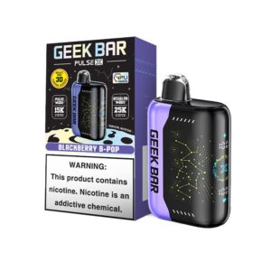 GEEK BAR PULSE X 5% NIC 25000 PUFFS DISPOSABLE – BLACKBERRY B-POP