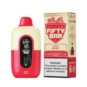 HIDDEN HILLS FIFTY BAR 5%NIC 20000PUFFS DISPOSABLE – LAVA BLAST