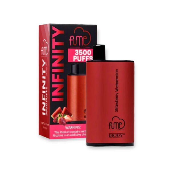 FUME INFINITY PLUS 5% SALT NIC DISPOSABLE - STRAW WATERMELON
