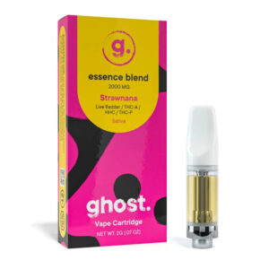 GHOST ESSENCE BLEND 2G CARTRIDGE SATIVA – STRAWNANA