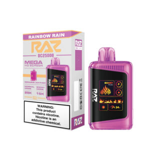 RAZ 5% 25000PUFF DISPOSABLE- RAINBOW RAIN