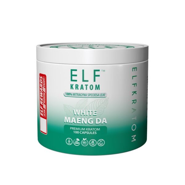 ELF KRATOM 100CTS CAPSULES - WHITE MAENG DA