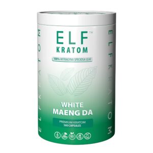 ELF KRATOM 500CTS CAPSULES – WHITE MAENG DA