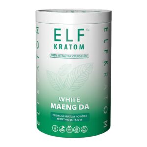 ELF KRATOM 400G POWDER – WHITE MAENG DA