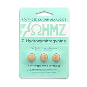 7 OHMZ KRATOM ALKALOIDS 3CTS CAPSULES