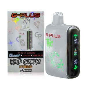 G PLUS BLEND 7G DISPOSABLE HYBRID – WHITE GUSHERS