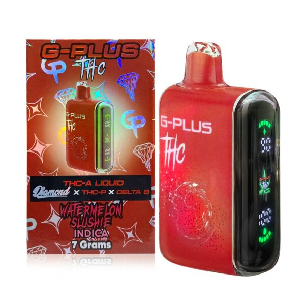 G PLUS BLEND 7G DISPOSABLE INDICA- WATERMELON SLUSHIE