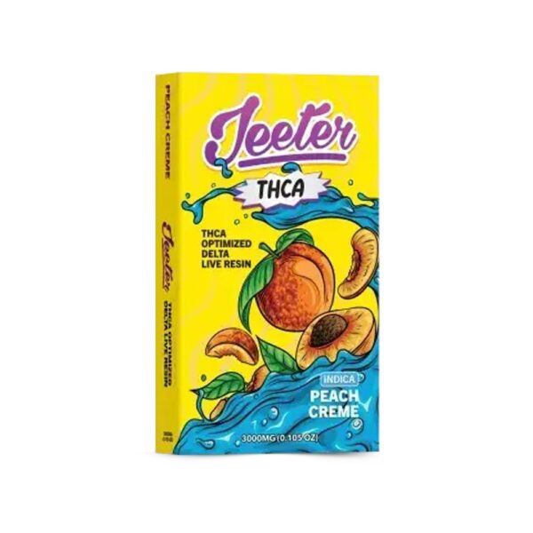 JEETER THCA DISPOSABLE INDICA - PEACH CREME