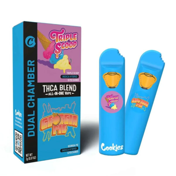 COOKIES DUAL CHAMBER DISPOSABLE - TRIPLE SCOOP/GEORGIAPIE