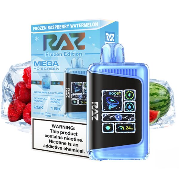 RAZ 5% 25000PUFF DISPOSABLE- FROZEN RASP WTRMLN