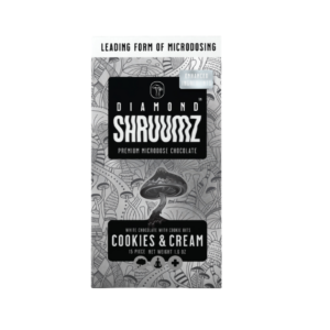 DIAMOND SHRUUMZ WHITE CHOCOLATE BAR – COOKIES & CREAM