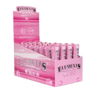 ELEMENTS 1/4 PINK 6CT CONES