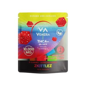 VENERA D9/THCP/THCA VEGAN 10000MG GUMMIES – ZKITTLEZ