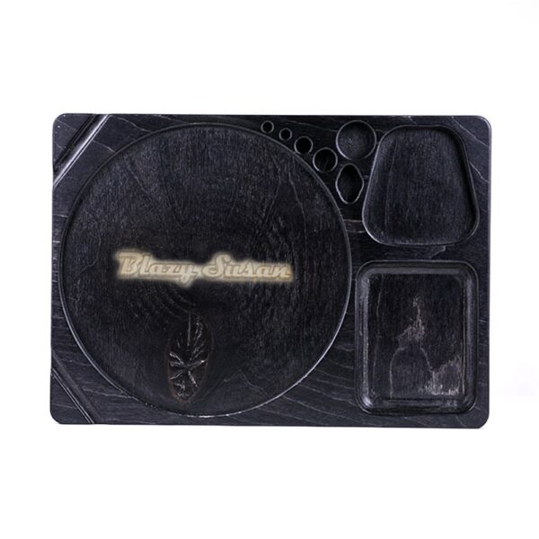 BLAZY SUSAN DAB TRAY - BLACK