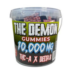 THE DEMON THCA X D8 2CTS GUMMIES JAR – ASSORTED FLAVORS