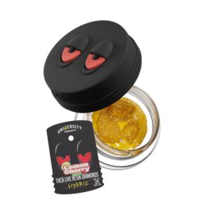 UNIVERSITY LIVE RESIN THCA 2G DIAMONDS HYBRID – LEMON CHERRY