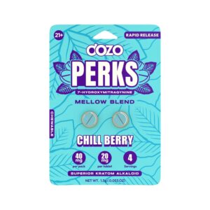 DOZO PERKS 7OHM PARTY BLEND 2CT PILLS – CHILL BERRY