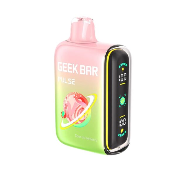 GEEK BAR PULSE 5% NIC 15000 PUFFS DISPOSABLE - SOUR STRAW