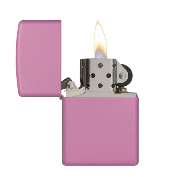 ZIPPO REG PINK MATTE LIGHTER - Image 2
