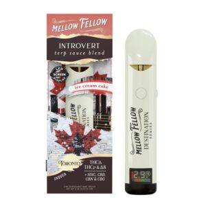 MELLOW FELLOW 2ML INTROVERT BLEND DISPOSABLE TORONTO – ICE CREAM CAKE POP
