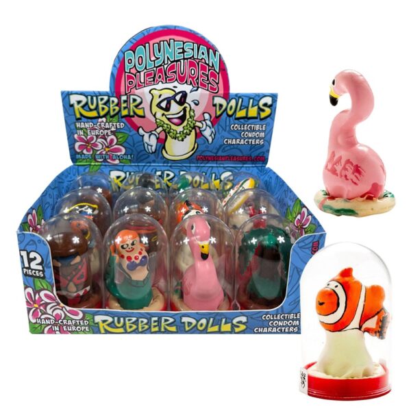RUBBER DOLLS COLLECTIBLE CONDOM CHARACTERS