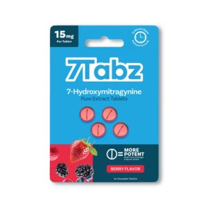 7TABS-7HYDROXY 15MG EXTRACT KRATOM – BERRY