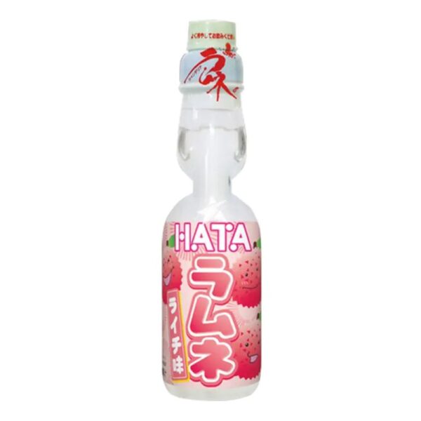JAPANESE CARBONATED MARBLES HATA WAVE SODA - LYCHEE