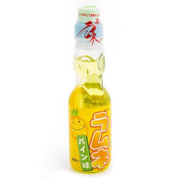JAPANESE CARBONATED MARBLES HATA WAVE SODA - PINEAPPLE
