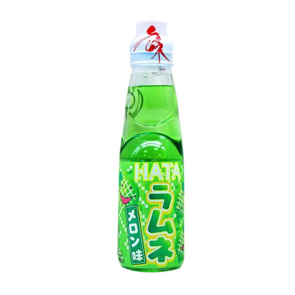 JAPANESE CARBONATED MARBLES HATA WAVE SODA - CANTALOUPE