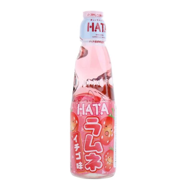 JAPANESE CARBONATED MARBLES HATA WAVE SODA - STRAWBERRY