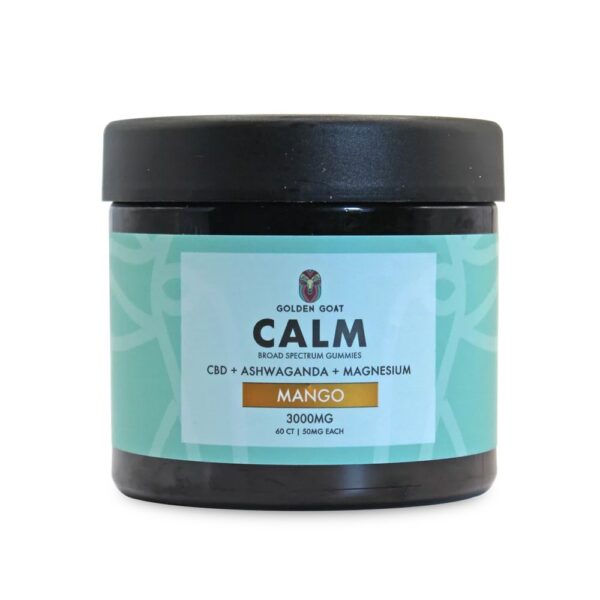 GOLDEN GOAT CALM 3000MG GUMMIES - MANGO