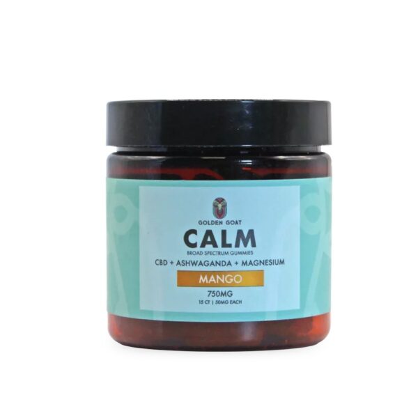 GOLDEN GOAT CALM 750MG GUMMIES - MANGO