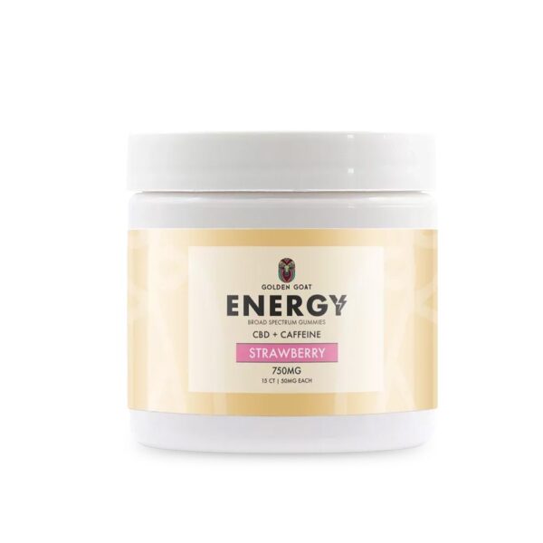 GOLDEN GOAT ENERGY 750MG GUMMIES - STRAWBERRY