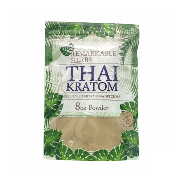 REMARKABLE HERBS GREEN VEIN POWDER 8Z - THAI